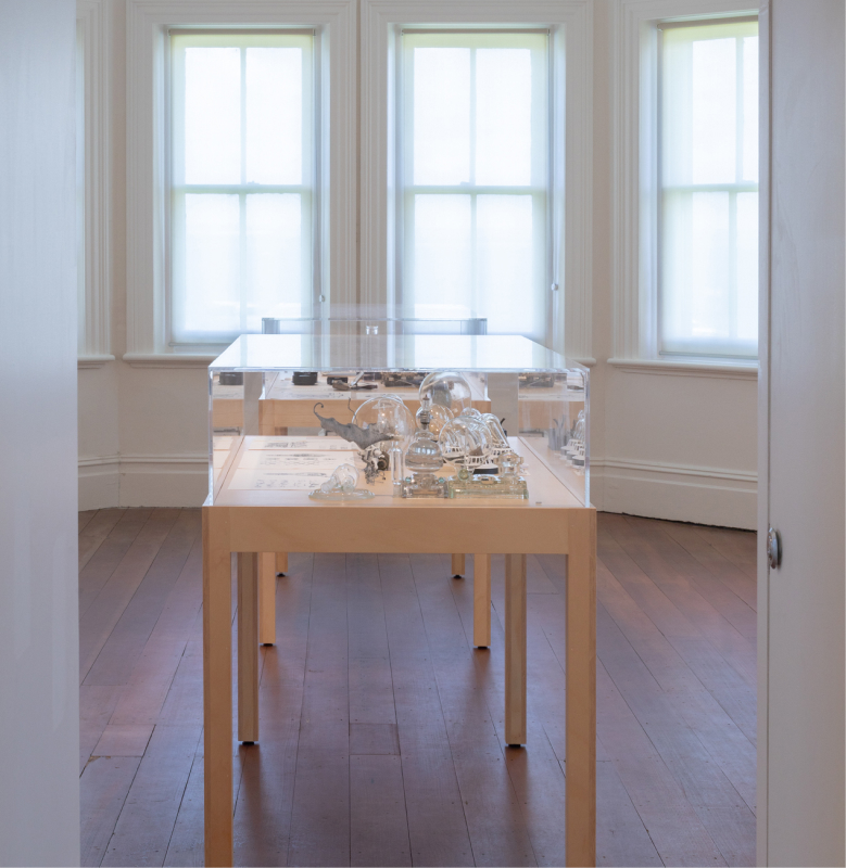 Jack Stahel Installation Image from his exhibition Speculative Telegraphics at the La Perouse Museum 